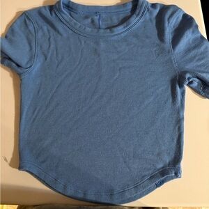 Wundermost Ultra-Soft Nulu Crewneck Cropped T-Shirt